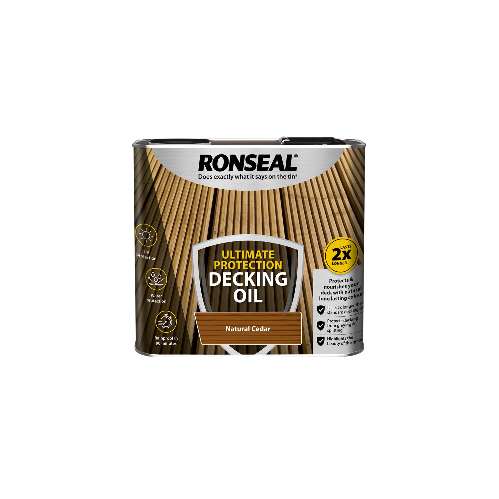 Ronseal Ultimate Protection Decking Oil Natural Cedar 2.5L